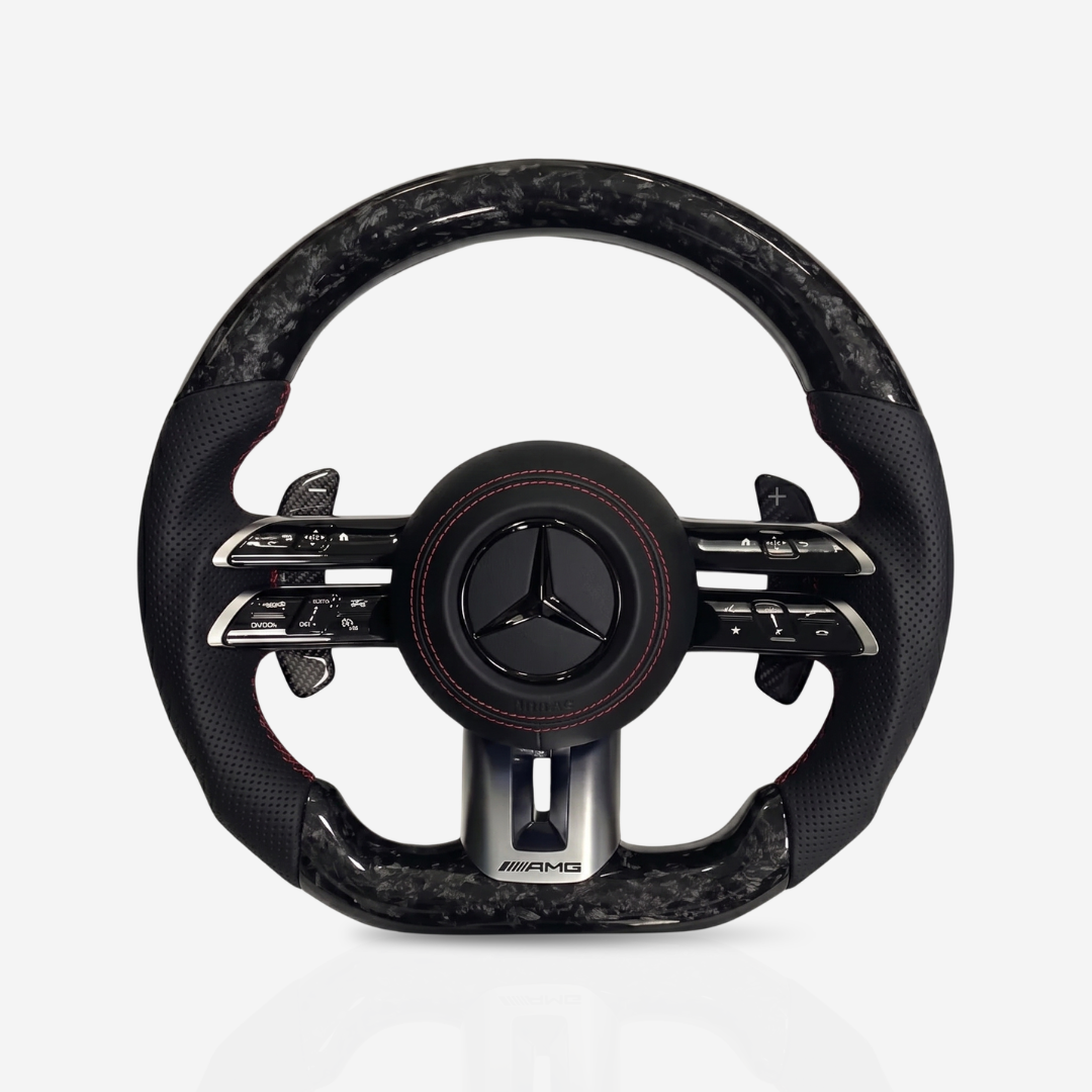 Mercedes-Benz AMG Forged Carbon Fibre & Leather Steering Wheel — 12
