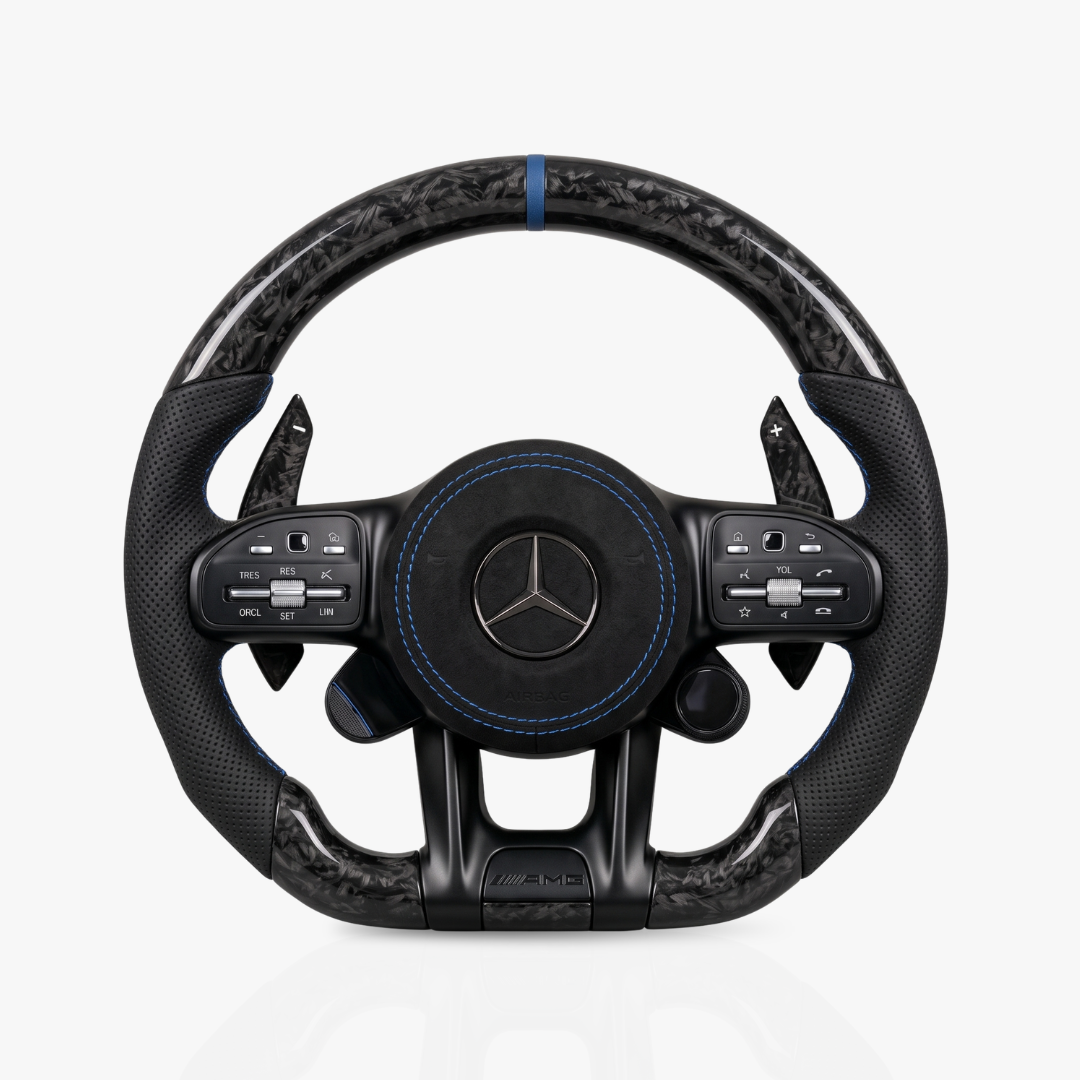 Mercedes-Benz AMG Forged Carbon Fibre & Leather Steering Wheel — 43