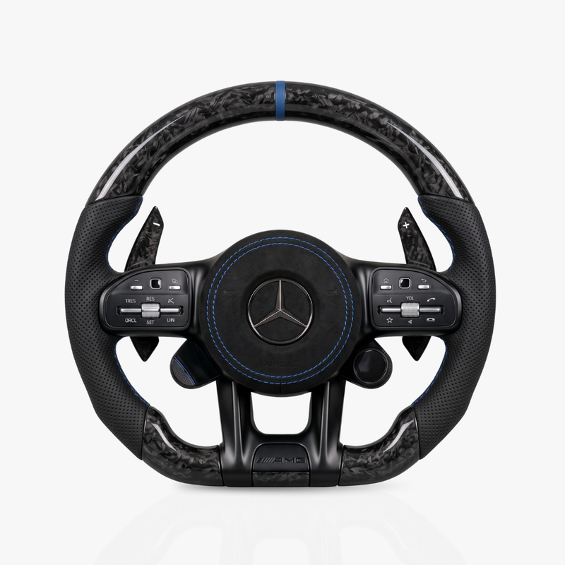 Mercedes-Benz AMG Forged Carbon Fibre & Leather Steering Wheel — 43