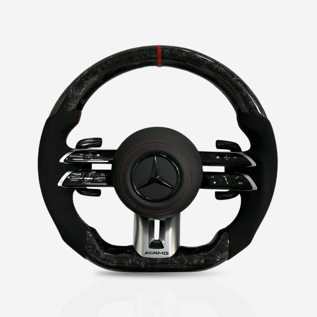 Mercedes-Benz AMG Forged Carbon Fibre & Alcantara Steering Wheel — 11