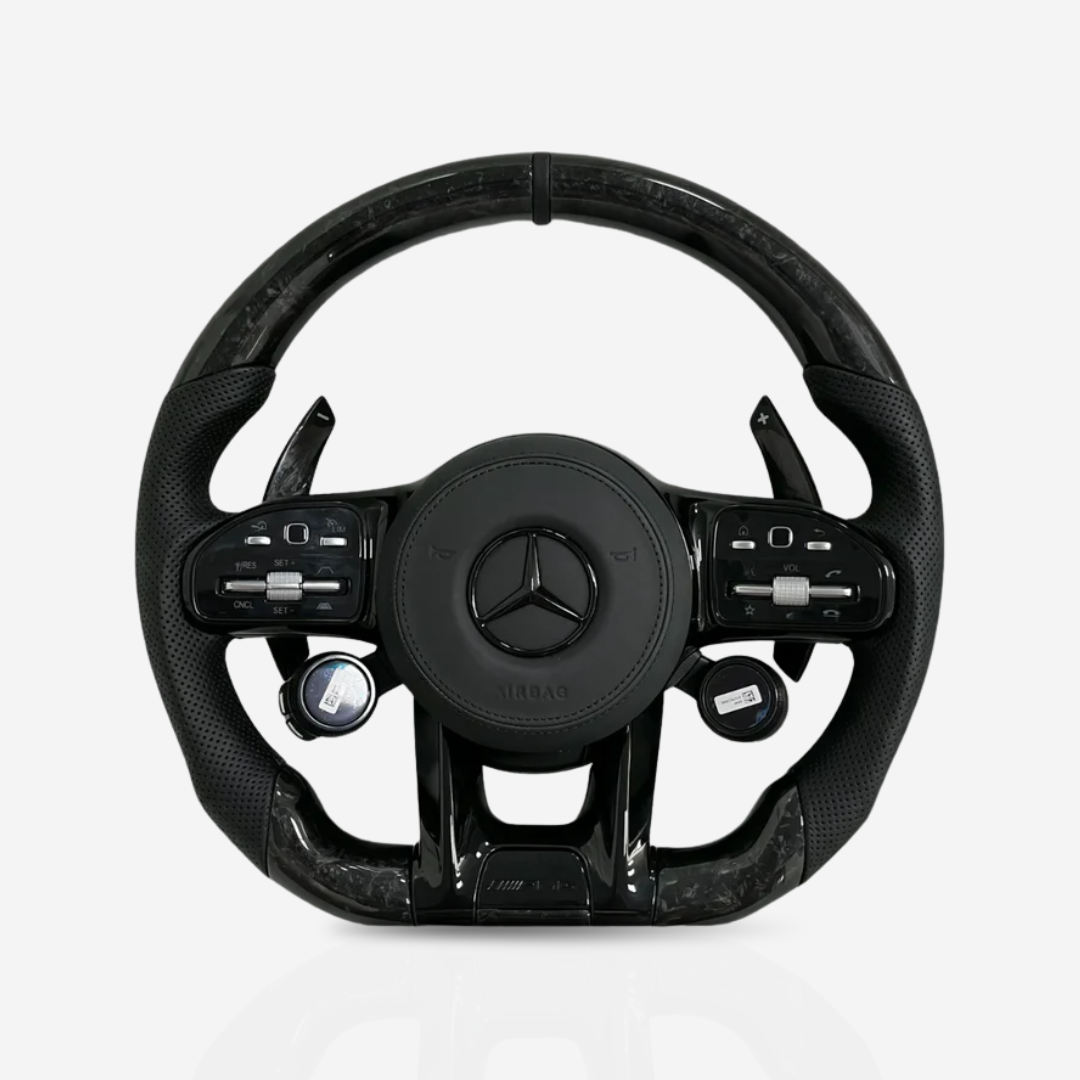Mercedes-Benz AMG Forged Carbon Fibre & Leather Steering Wheel — 04
