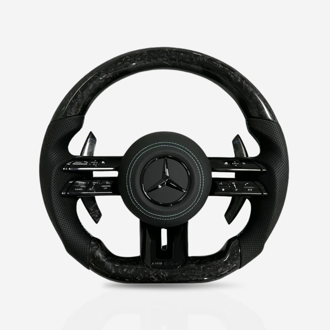 Mercedes-Benz AMG Forged Carbon Fibre & Leather Steering Wheel — 13