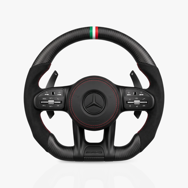 Mercedes-Benz AMG Matte Carbon Fibre & Alcantara Steering Wheel — 47