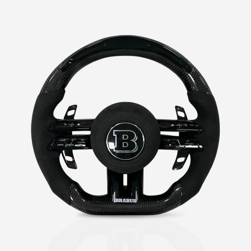 Mercedes-Benz BRABUS Gloss Carbon Fibre & Alcantara Steering Wheel — 05