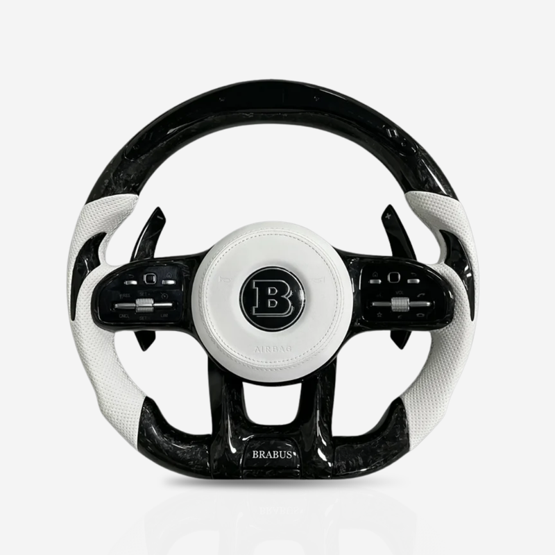 Mercedes-Benz BRABUS Forged Carbon Fibre & Leather Steering Wheel — 08