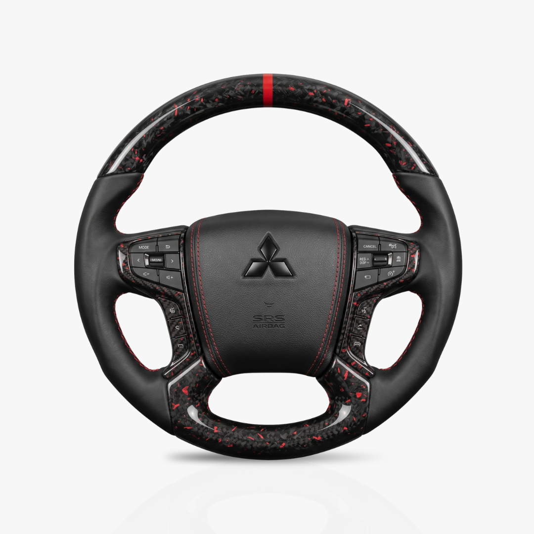 Mitsubishi Forged Carbon Fibre & Leather Steering Wheel — 06