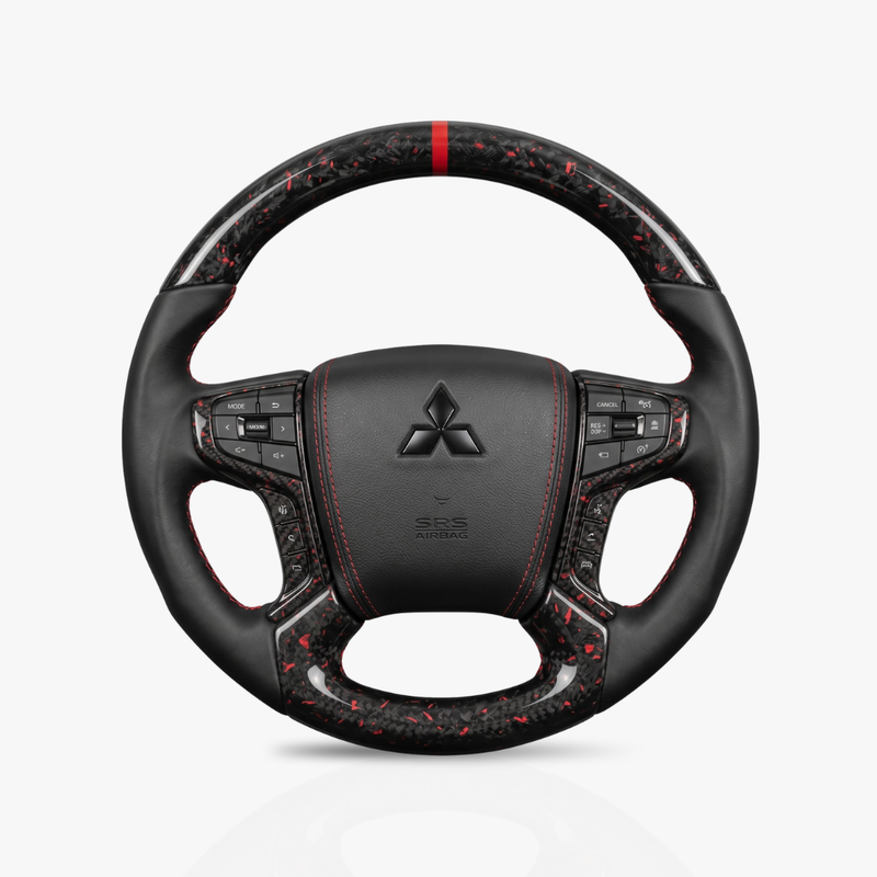 Mitsubishi Forged Carbon Fibre & Leather Steering Wheel — 06