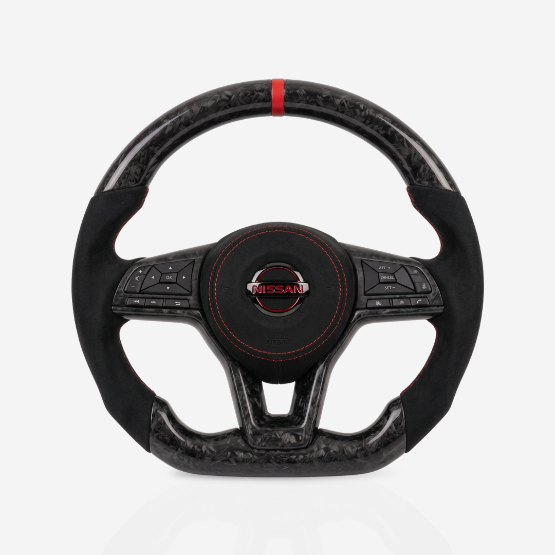 Nissan Forged Carbon Fibre & Alcantara Steering Wheel — 12