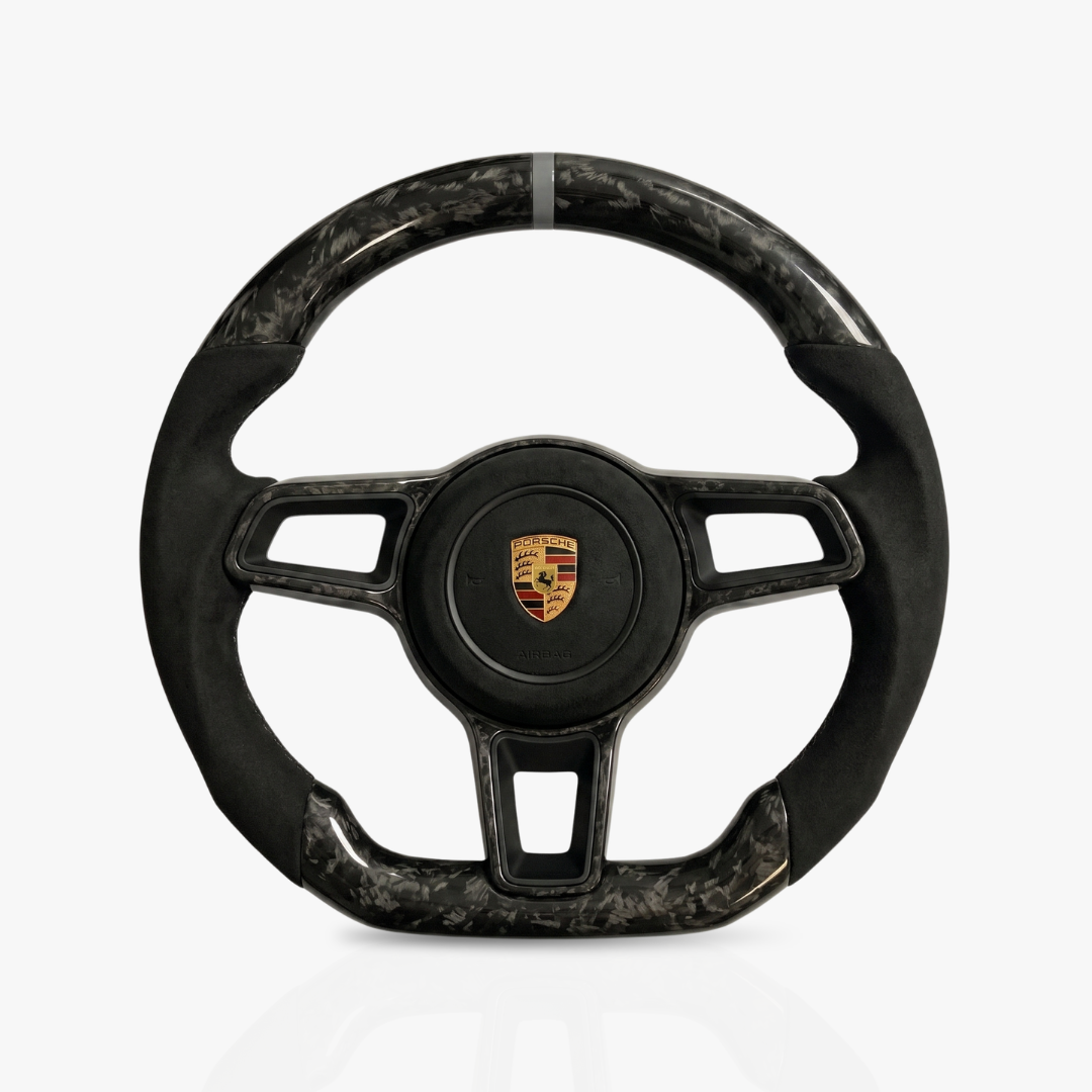 Porsche Forged Carbon Fibre & Alcantara Steering Wheel — 20