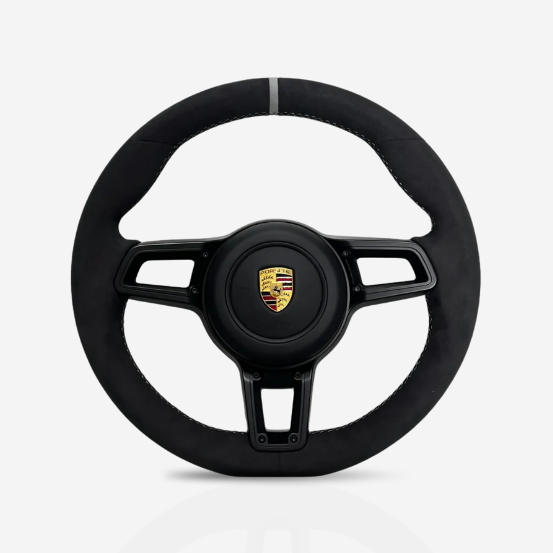 Porsche Full Alcantara Steering Wheel — 03