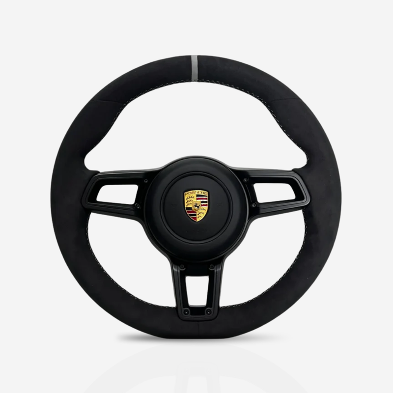 Porsche Full Alcantara Steering Wheel — 03