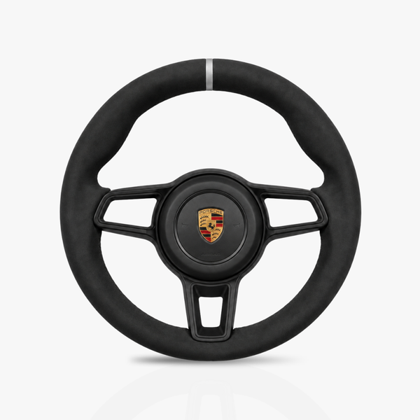 Porsche Full Alcantara Steering Wheel — 19