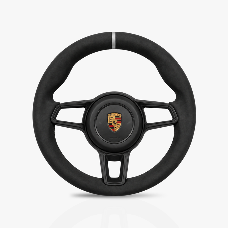 Porsche Full Alcantara Steering Wheel — 19