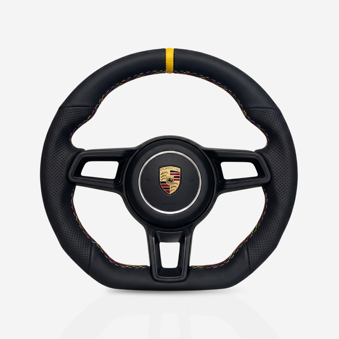 Porsche Full Leather Steering Wheel — 18