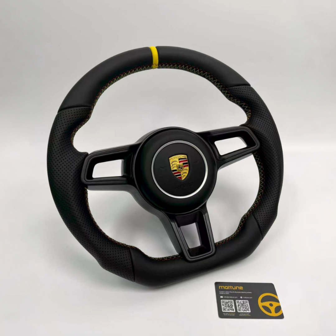 Porsche Full Leather Steering Wheel — 18