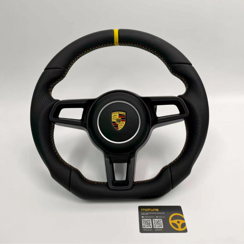 Porsche Full Leather Steering Wheel — 18