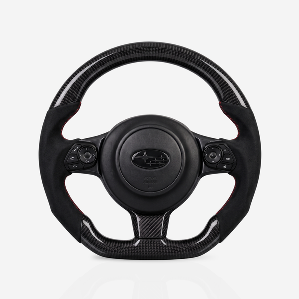 Subaru BRZ Gloss Carbon Fibre & Alcantara Steering Wheel — 02