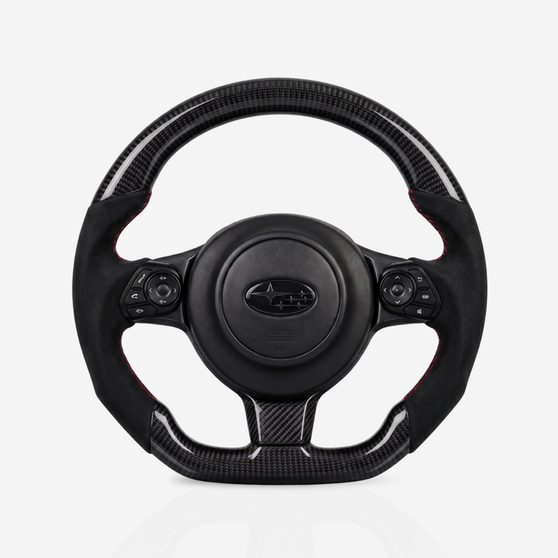 Subaru BRZ Gloss Carbon Fibre & Alcantara Steering Wheel — 02