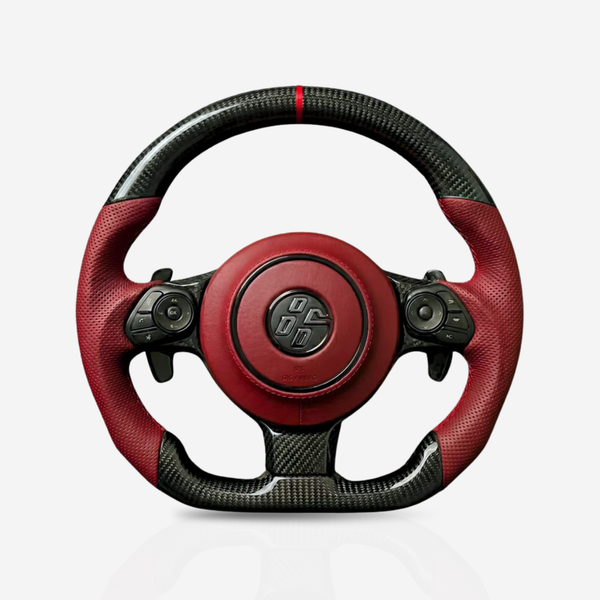 Toyota GT86 Gloss Carbon Fibre & Leather Steering Wheel — 10