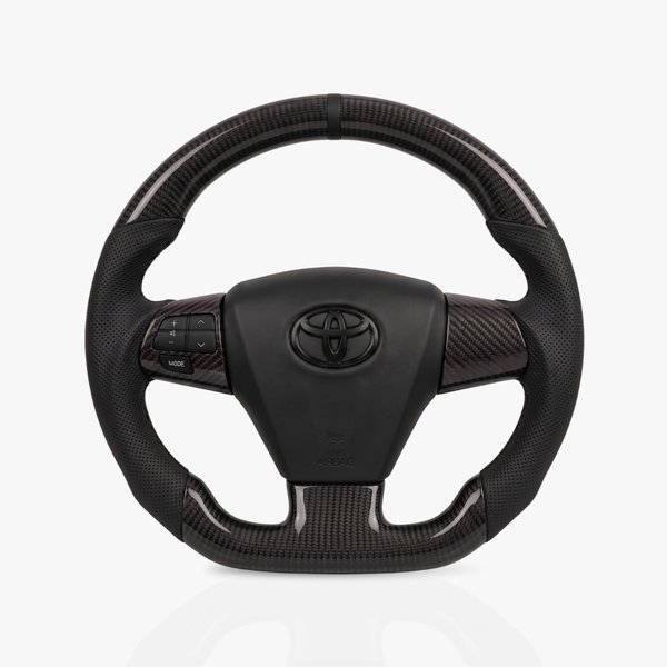 Toyota Gloss Carbon Fibre & Leather Steering Wheel — 30