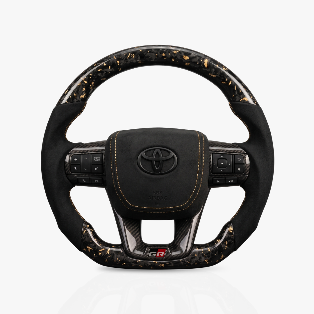 Toyota HiLux / Fortuner Forged Carbon Fibre & Alcantara Steering Wheel — 44