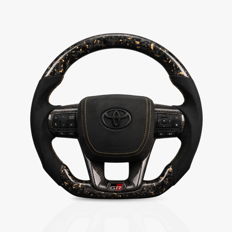 Toyota HiLux / Fortuner Forged Carbon Fibre & Alcantara Steering Wheel — 44