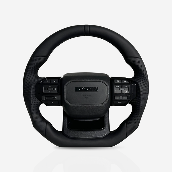 Toyota Land Cruiser Prado Full Leather Steering Wheel — 24