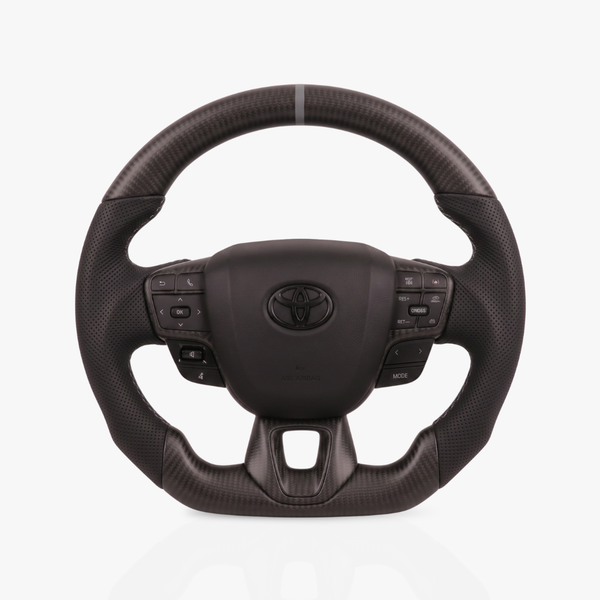 Toyota Matte Carbon Fibre & Leather Steering Wheel — 36