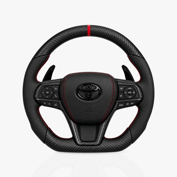 Toyota Matte Carbon Fibre & Leather Steering Wheel — 40