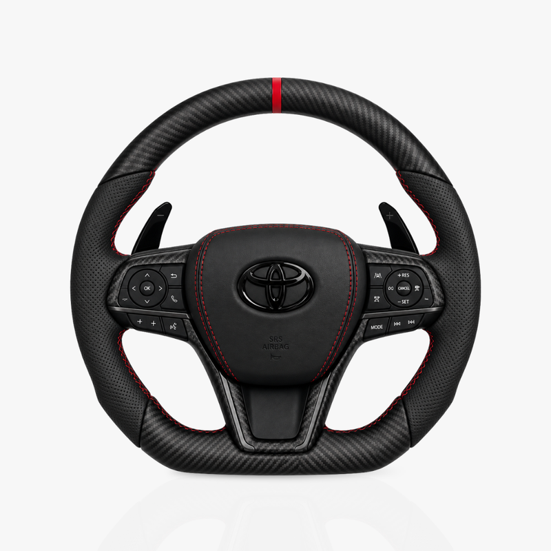 Toyota Matte Carbon Fibre & Leather Steering Wheel — 40