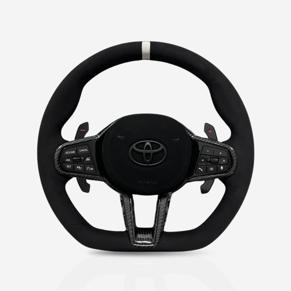 Toyota Supra Full Alcantara Steering Wheel — 12