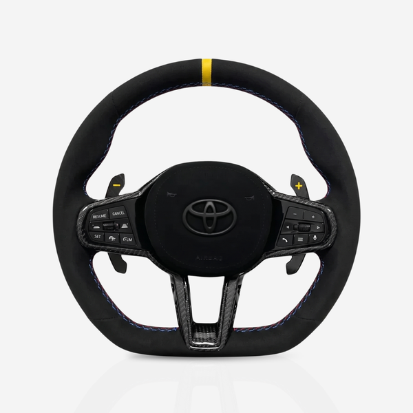 Toyota Supra Full Alcantara Steering Wheel — 19