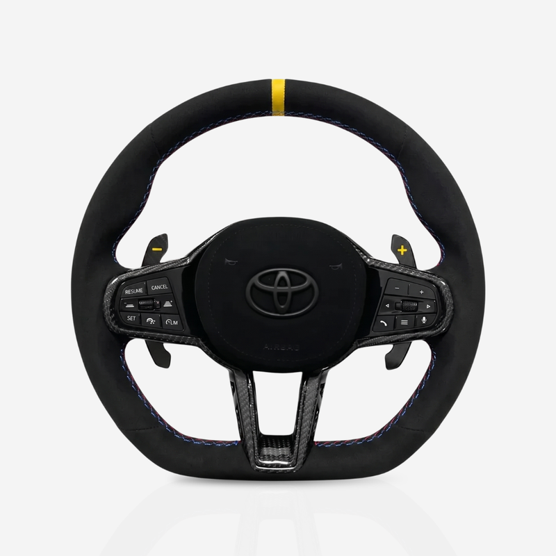 Toyota Supra Full Alcantara Steering Wheel — 19