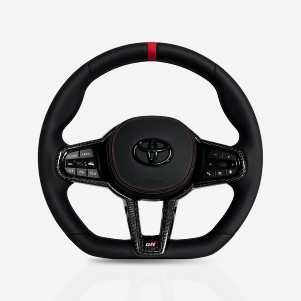 Toyota Supra Full Leather Steering Wheel — 11