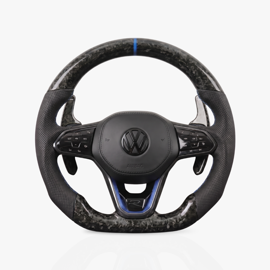 Volkswagen Forged Carbon Fibre & Leather Steering Wheel — 12