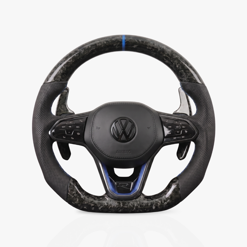Volkswagen Forged Carbon Fibre & Leather Steering Wheel — 12