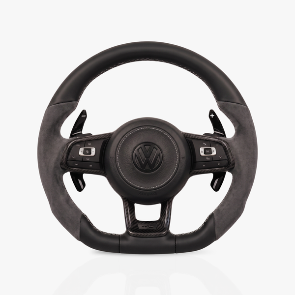 Volkswagen Golf MK7-7.5 Full Leather Steering Wheel — 06
