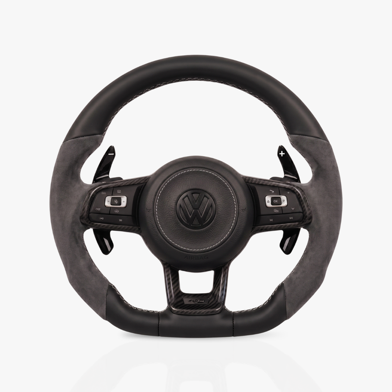 Volkswagen Golf MK7-7.5 Full Leather Steering Wheel — 06