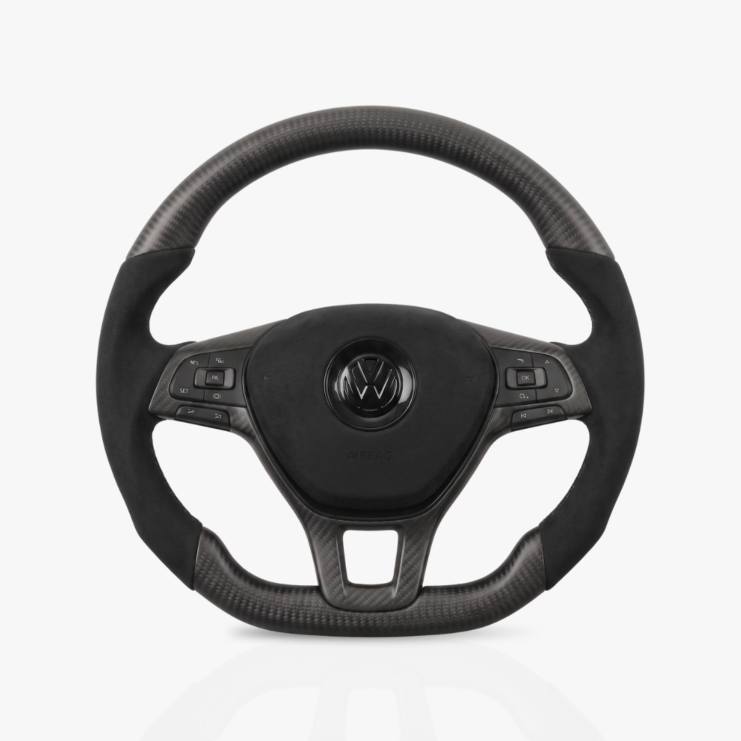 Volkswagen Matte Carbon Fibre & Alcantara Steering Wheel — 08