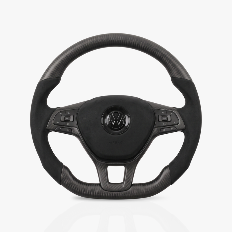Volkswagen Matte Carbon Fibre & Alcantara Steering Wheel — 08