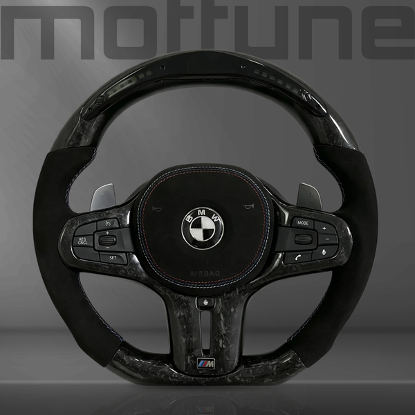 BMW Forged Carbon Fibre & Alcantara Steering Wheel — 09