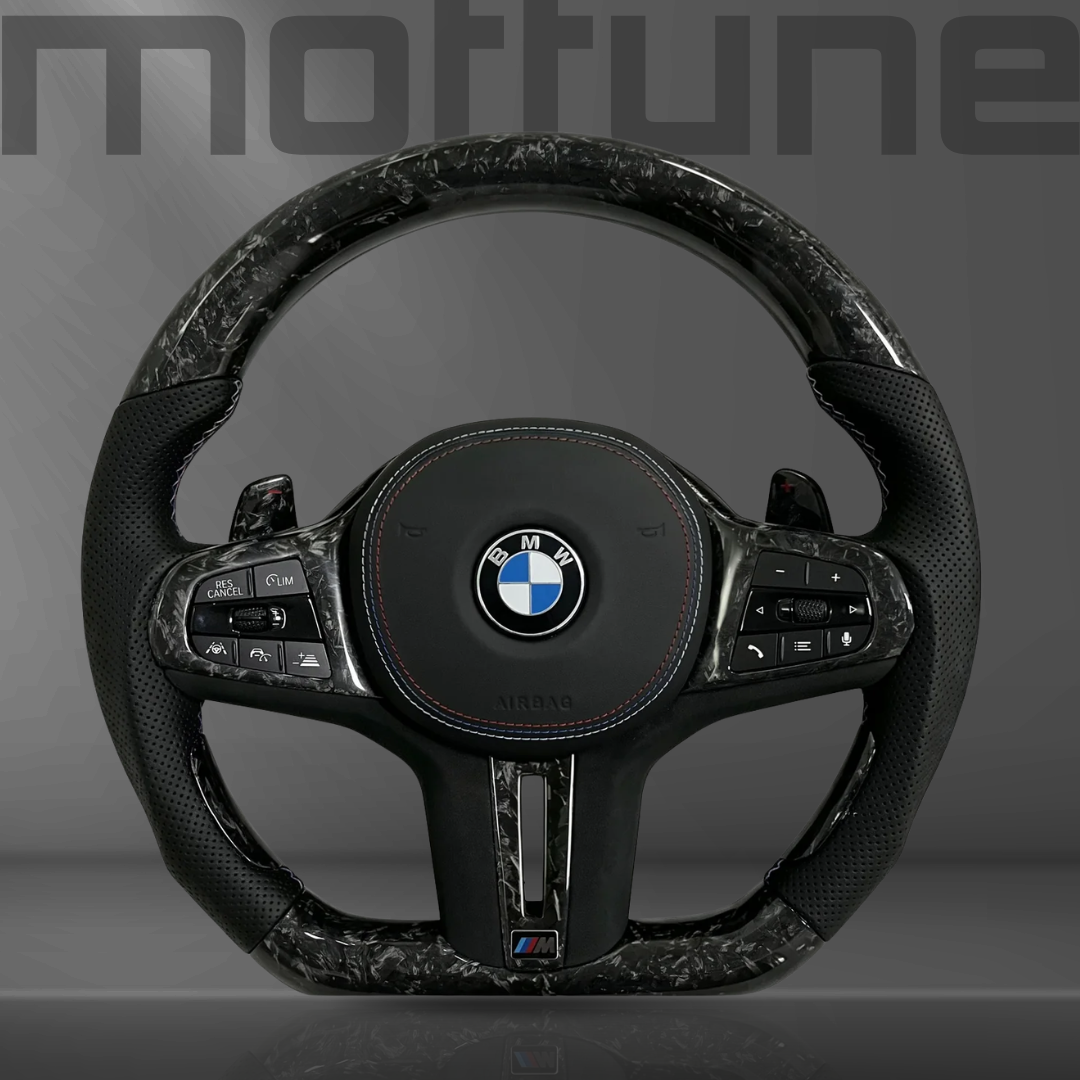 BMW Forged Carbon Fibre & Perforated Leather Steering Wheel — 01