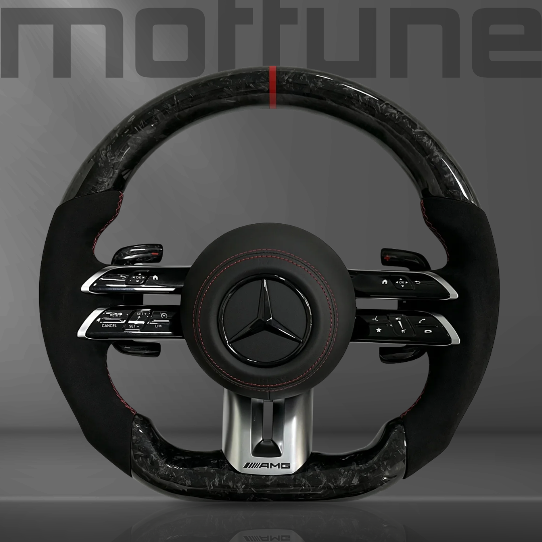 Mercedes-Benz AMG Forged Carbon Fibre & Alcantara Steering Wheel — 11