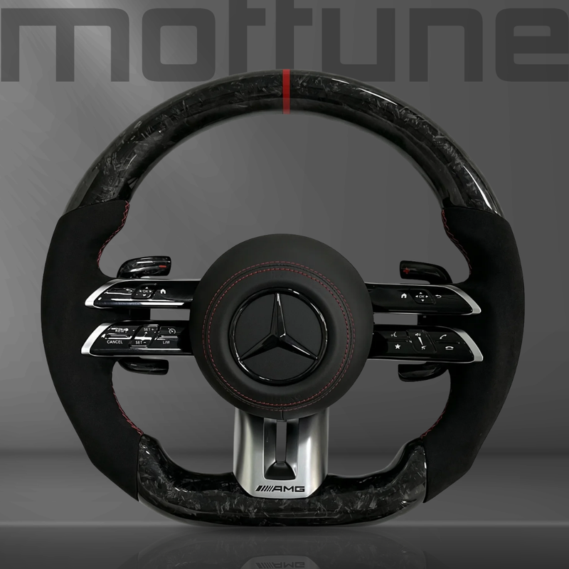 Mercedes-Benz AMG Forged Carbon Fibre & Alcantara Steering Wheel — 11
