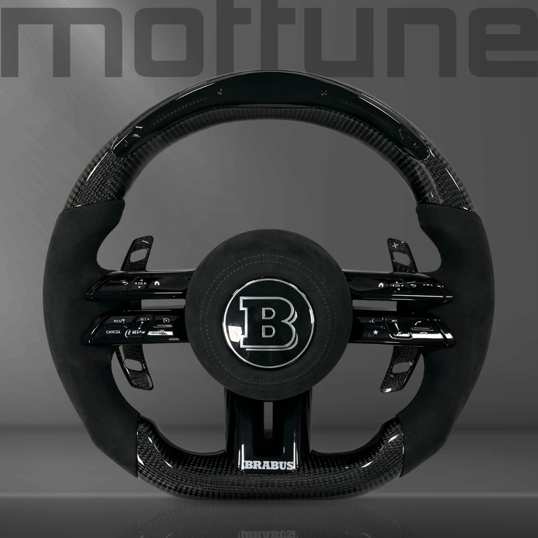 Mercedes-Benz BRABUS Gloss Carbon Fibre & Alcantara Steering Wheel — 05