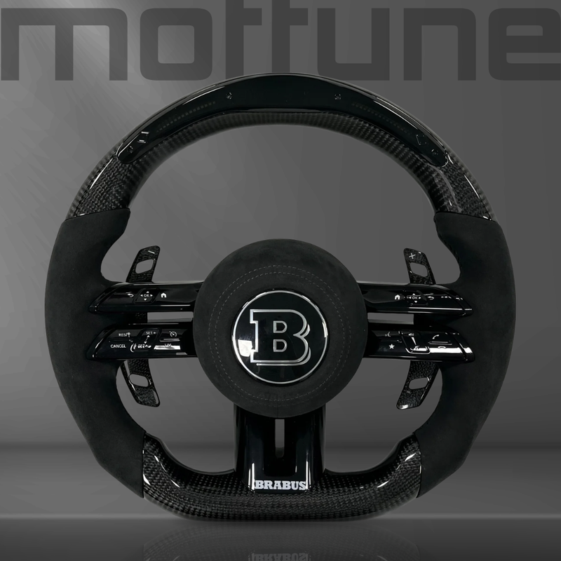 Mercedes-Benz BRABUS Gloss Carbon Fibre & Alcantara Steering Wheel — 05