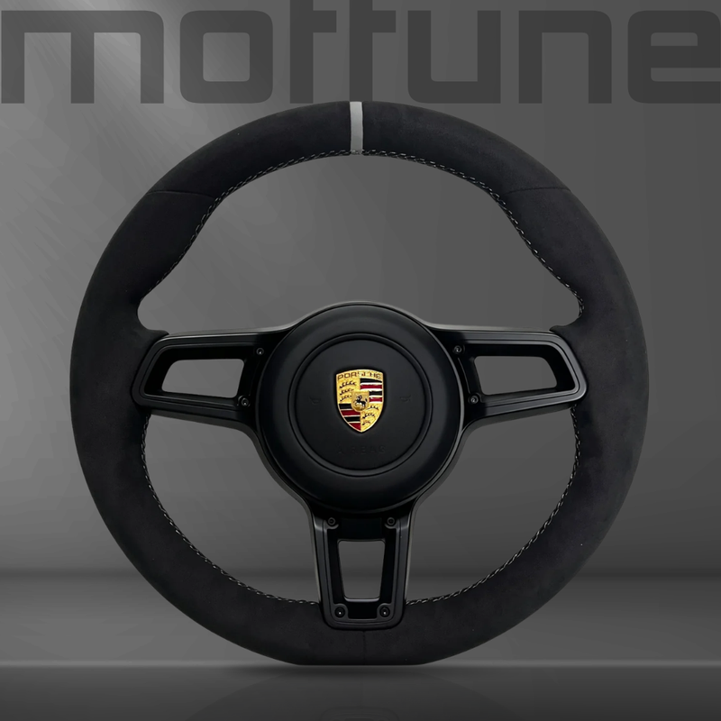 Porsche Full Alcantara Steering Wheel — 03