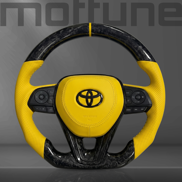 Toyota Forged Carbon Fibre & Perforated Leather Steering Wheel — 02