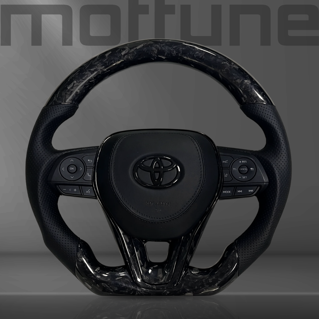 Toyota Forged Carbon Fibre & Perforated Leather Steering Wheel — 03