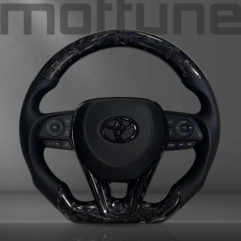 Toyota Forged Carbon Fibre & Perforated Leather Steering Wheel — 03